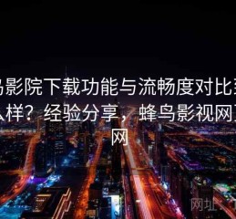 蜂鸟影院下载功能与流畅度对比到底怎么样？经验分享，蜂鸟影视网页官网