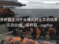 茶杯狐主流平台横向对比实测结果：实测总结，茶杯狐 - cupfox