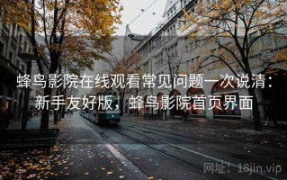 蜂鸟影院在线观看常见问题一次说清：新手友好版，蜂鸟影院首页界面