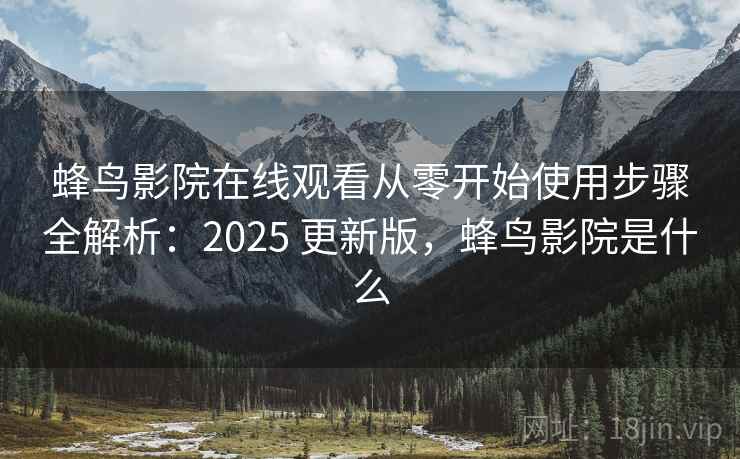 蜂鸟影院在线观看从零开始使用步骤全解析：2025 更新版，蜂鸟影院是什么